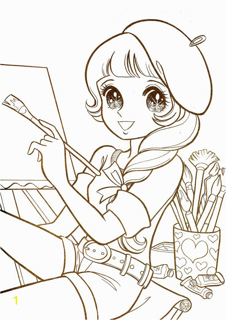 coloring pages for adults anime