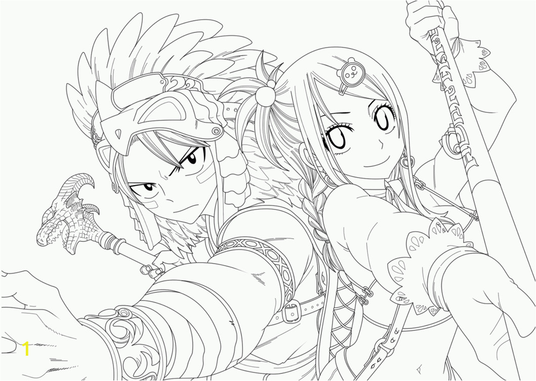 fantasy anime coloring pages