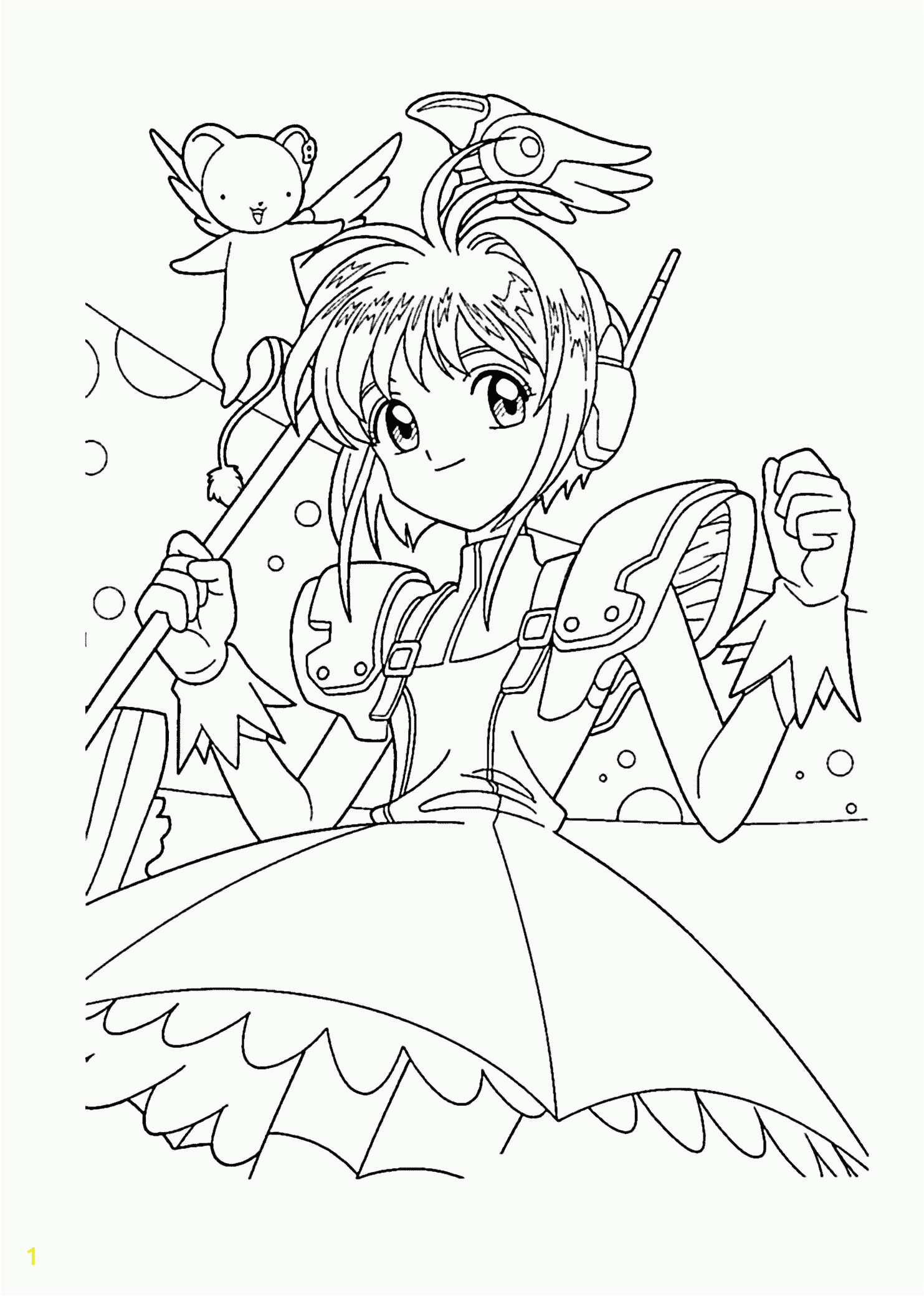Anime Coloring Pages for Adults Online Sakura Manga Coloring Pages for Kids Printable Free