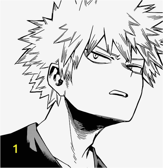 katsuki bakugo coloring pages