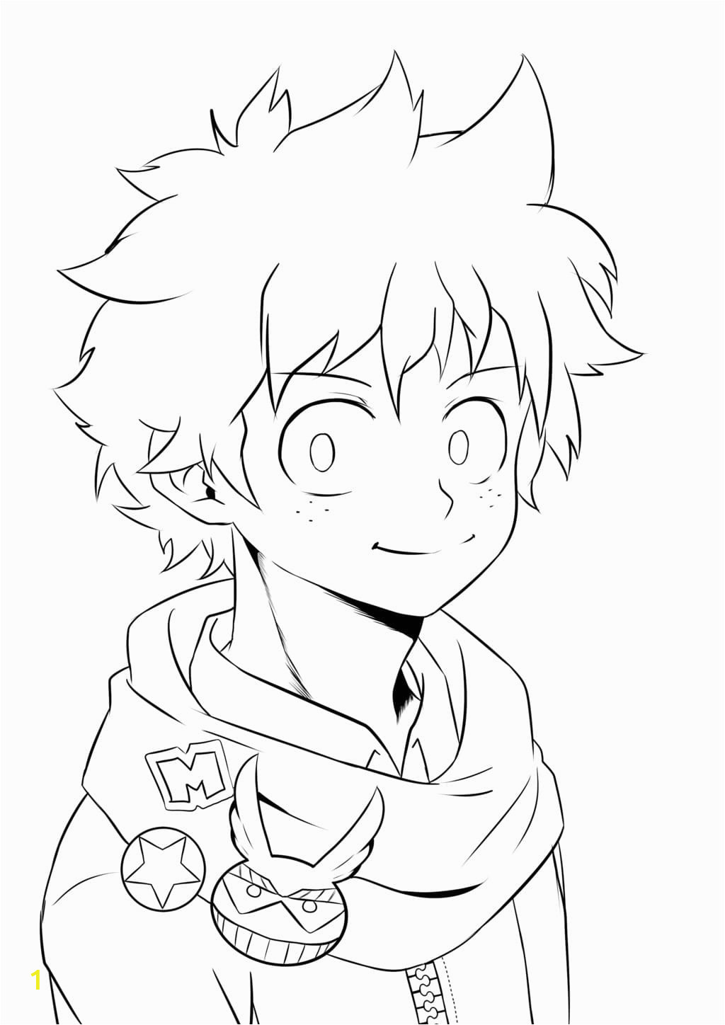 Anime Coloring Pages My Hero Academia My Hero Academia Coloring Pages Print for Free