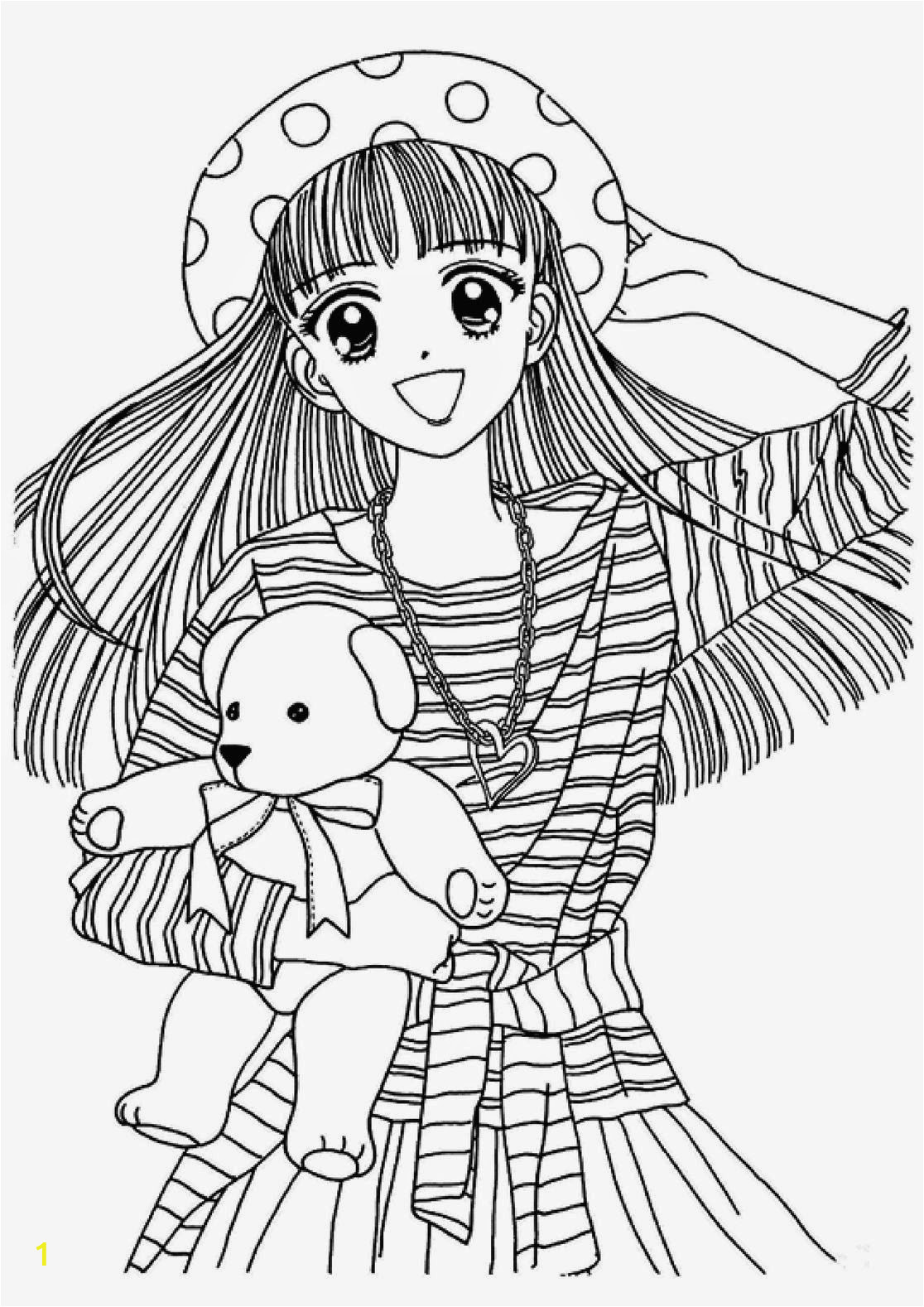 Anime Girl Coloring Pages for Adults Coloring Pages Anime Coloring Pages Free and Printable