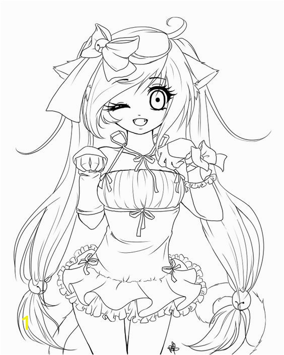 Anime Girl Coloring Pages for Adults Coloring Pages for Adults Anime Google Search