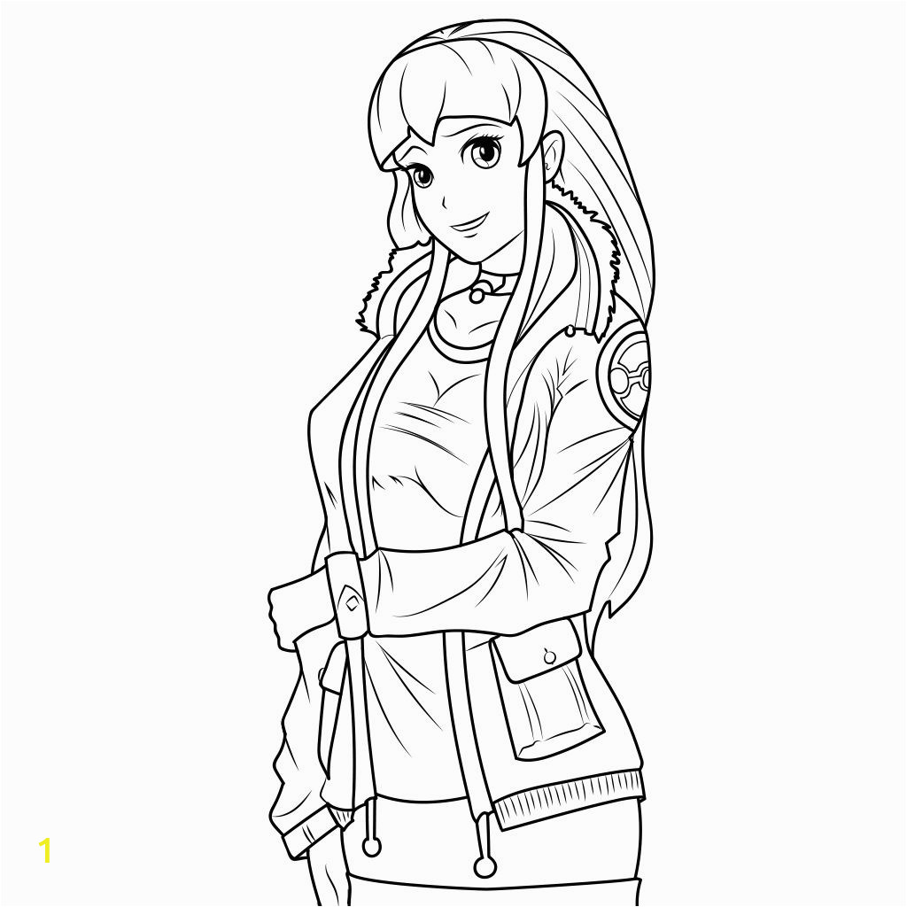 Anime Girl Coloring Pages for Adults Hot Girl Coloring Pages at Getdrawings