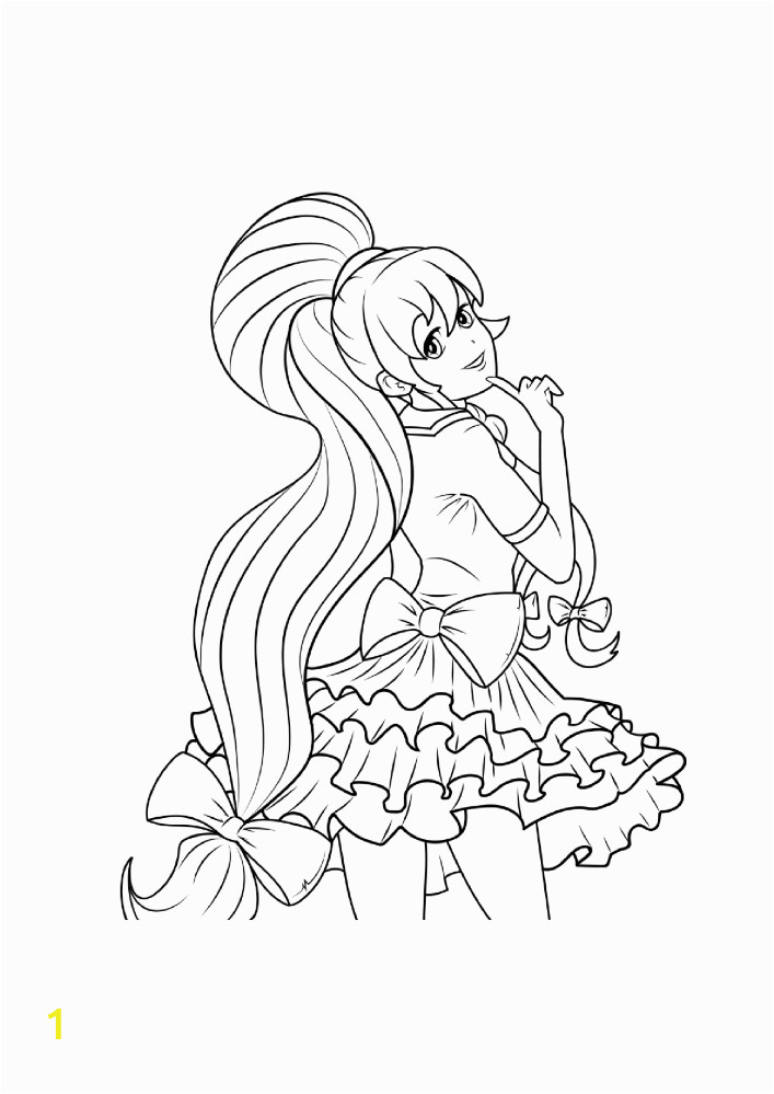 Anime Girl Coloring Pages for Adults Y and Naughty Collection In Coloring Pages