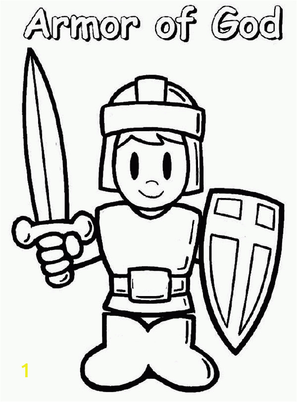 Armor Of God Coloring Pages Pdf Armor God Coloring Page Coloring Pages for Kids and