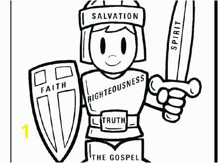 armor of god coloring pages pictures