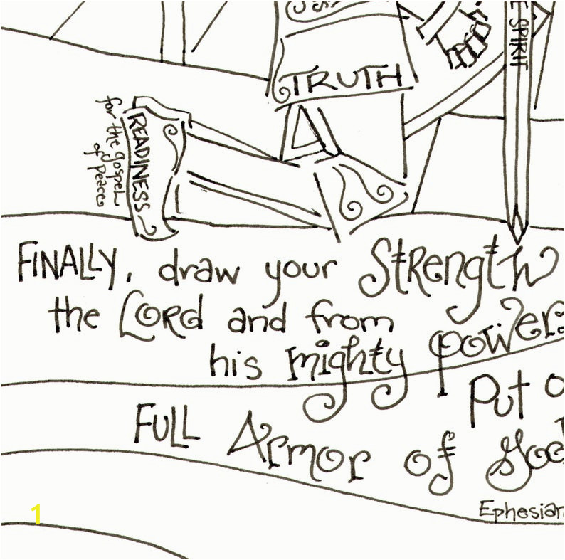 Armor Of God Coloring Pages Pdf Armor Of God and Joan Of Arc Bundle Printable Coloring