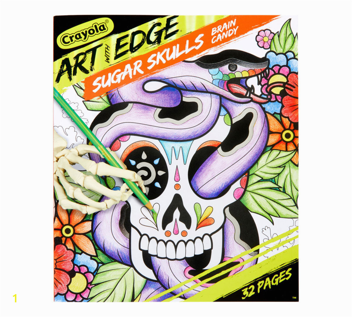 art with edge sugar skulls coloring book volume 3