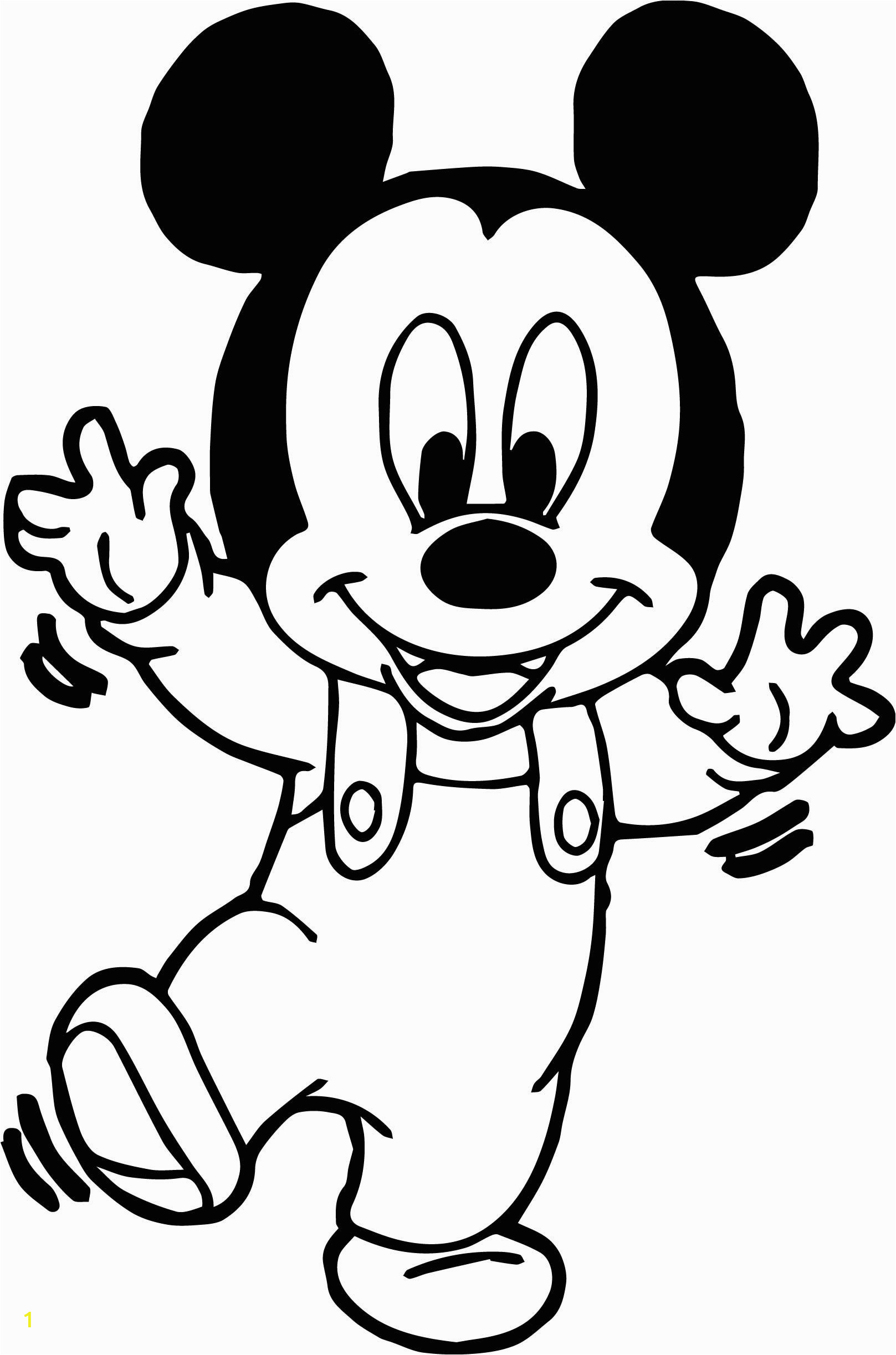 Baby Mickey Mouse and Friends Coloring Pages Awesome Baby Mickey Balance Coloring Page