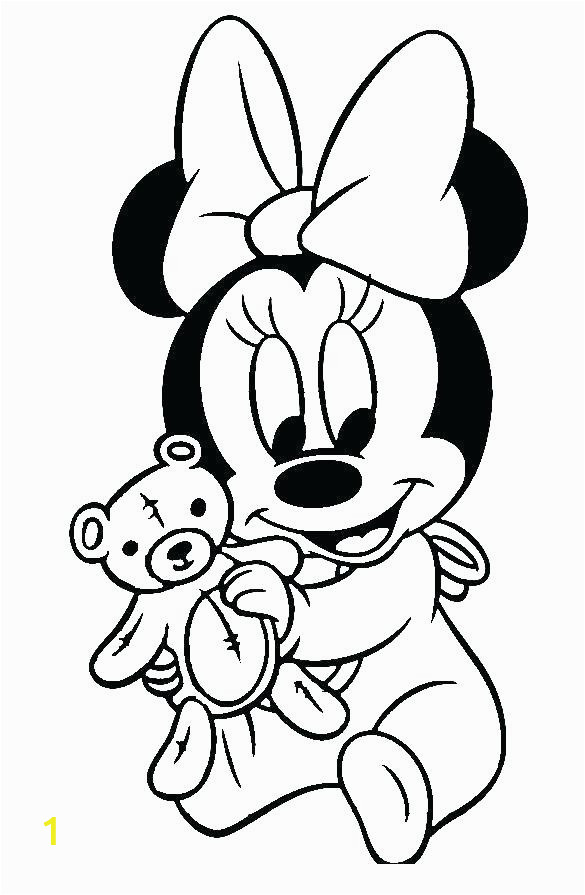 baby mickey and friends coloring pages