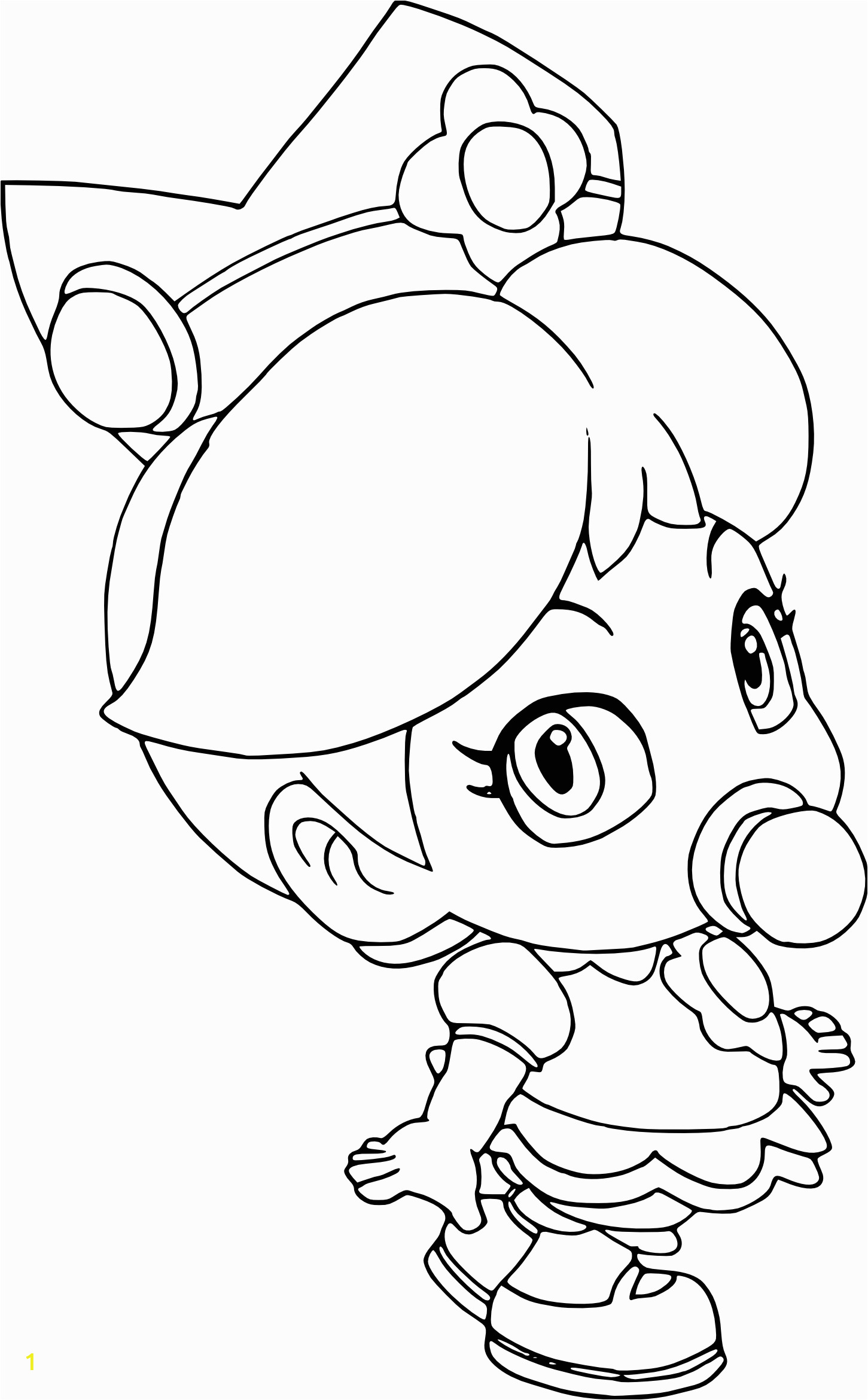 coloriage a imprimer princesse peach