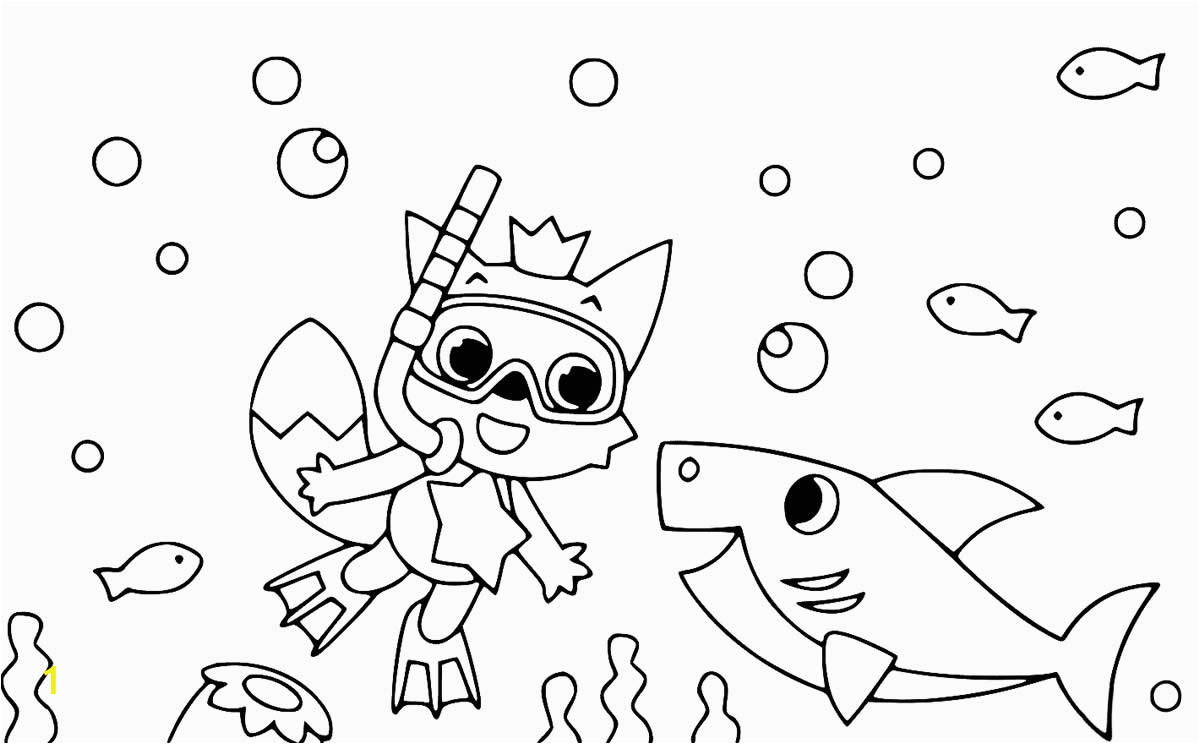 desenhos do baby shark para imprimir e colorir