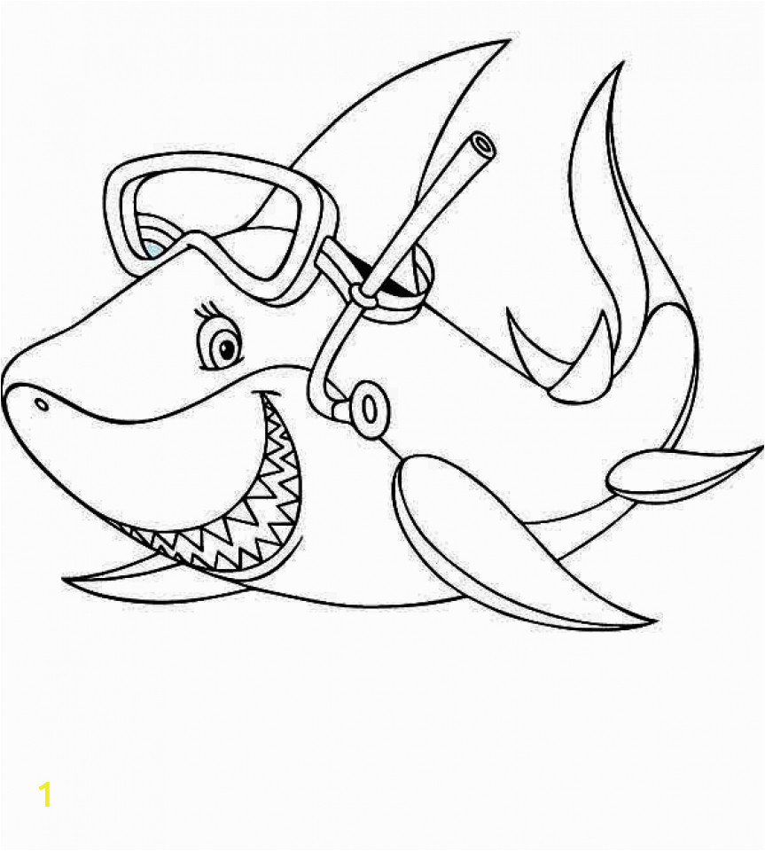 baby shark coloring pages