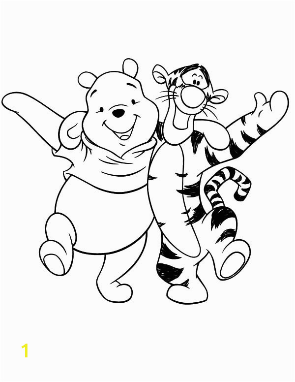 tigger and pooh coloring pages