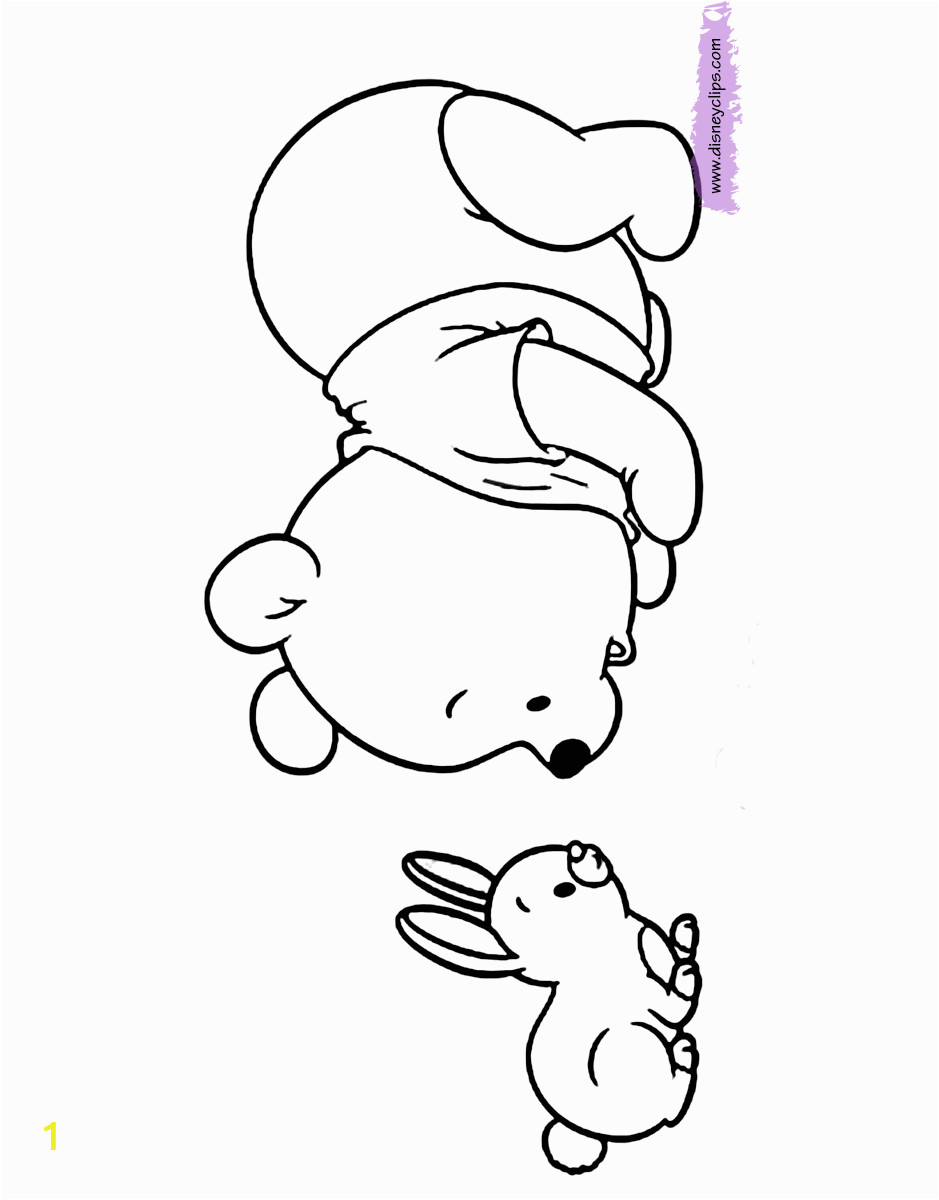 baby winnie the pooh drawing