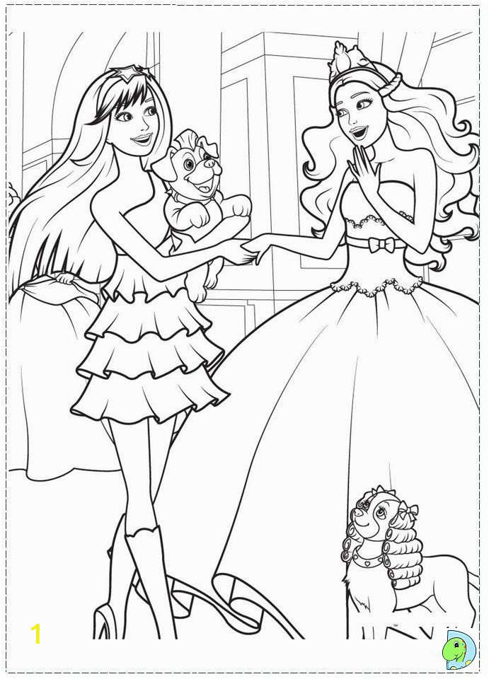 008 coloringBarbie princessPopstar 09