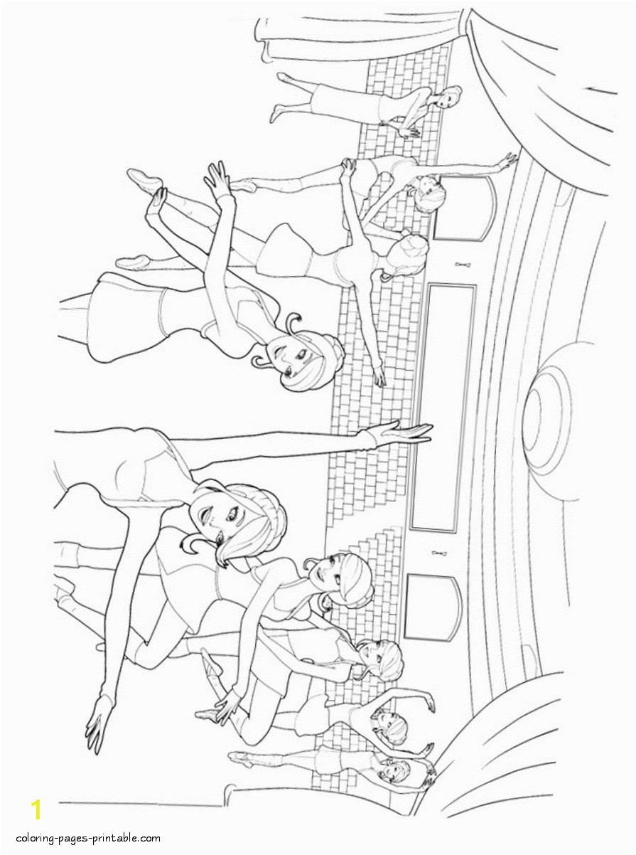 barbie pink shoes coloring pages 12