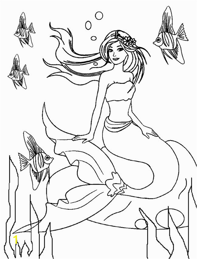 Barbie Mermaid Coloring Pages for Kids Barbie Mermaid Coloring Pages Best Coloring Pages for Kids