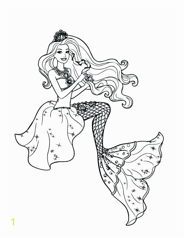 barbie mermaid coloring pages