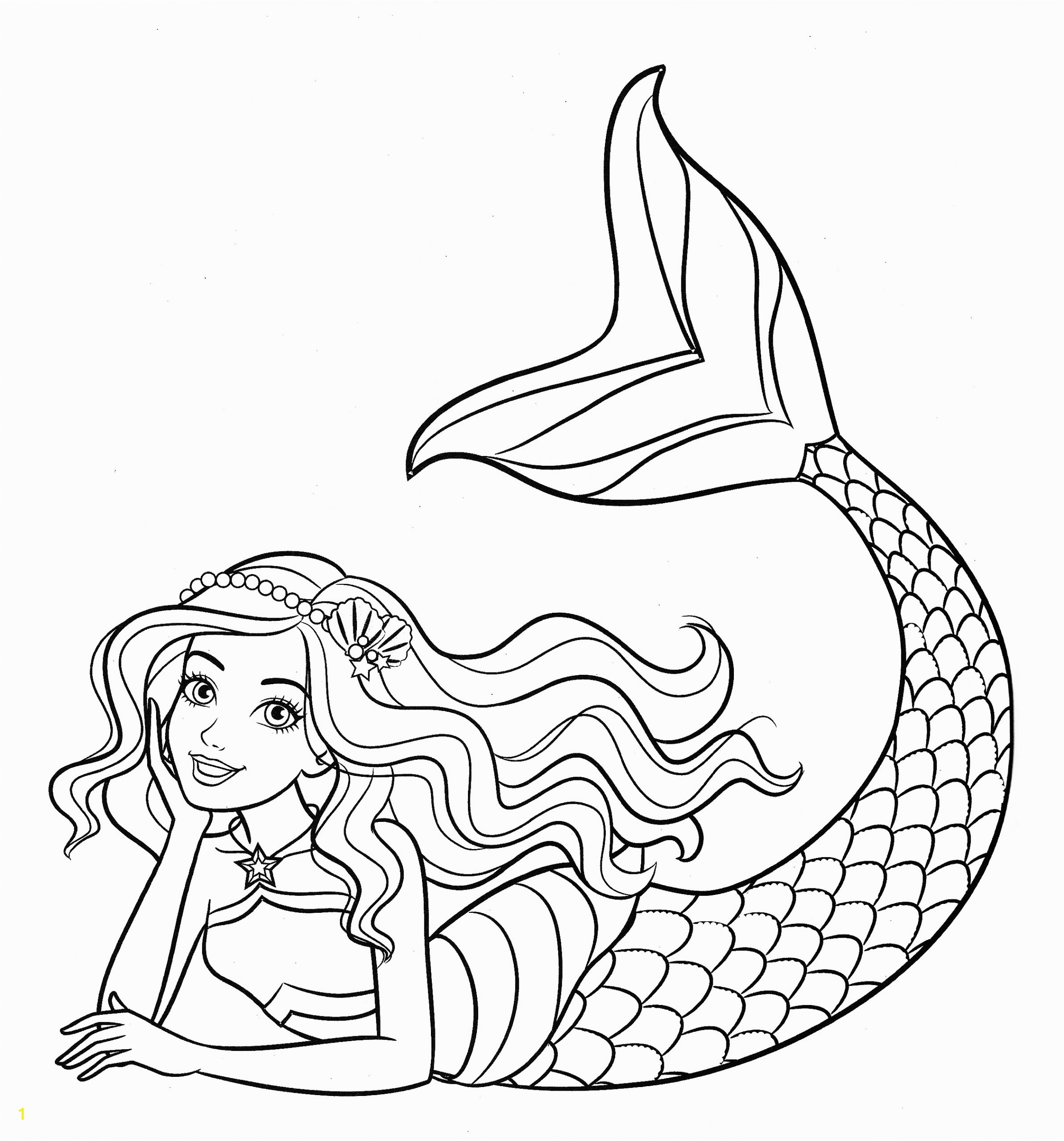 1166 beautiful mermaid barbie coloring pages