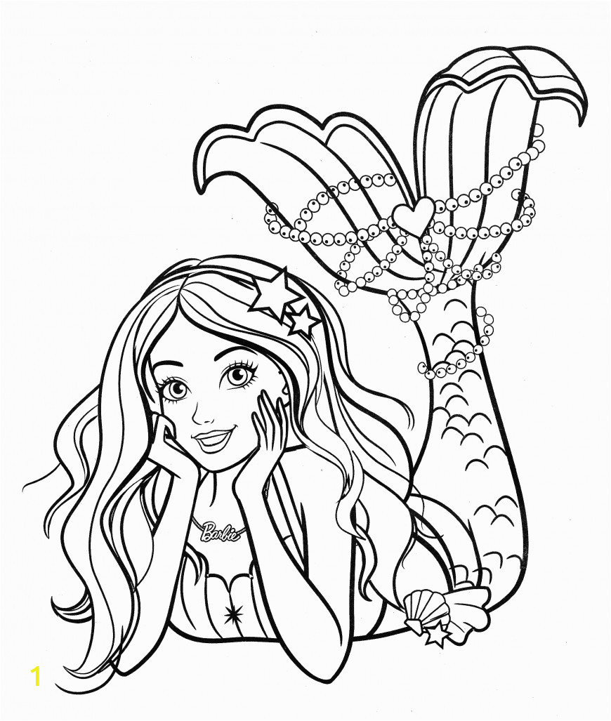 1166 beautiful mermaid barbie coloring pages