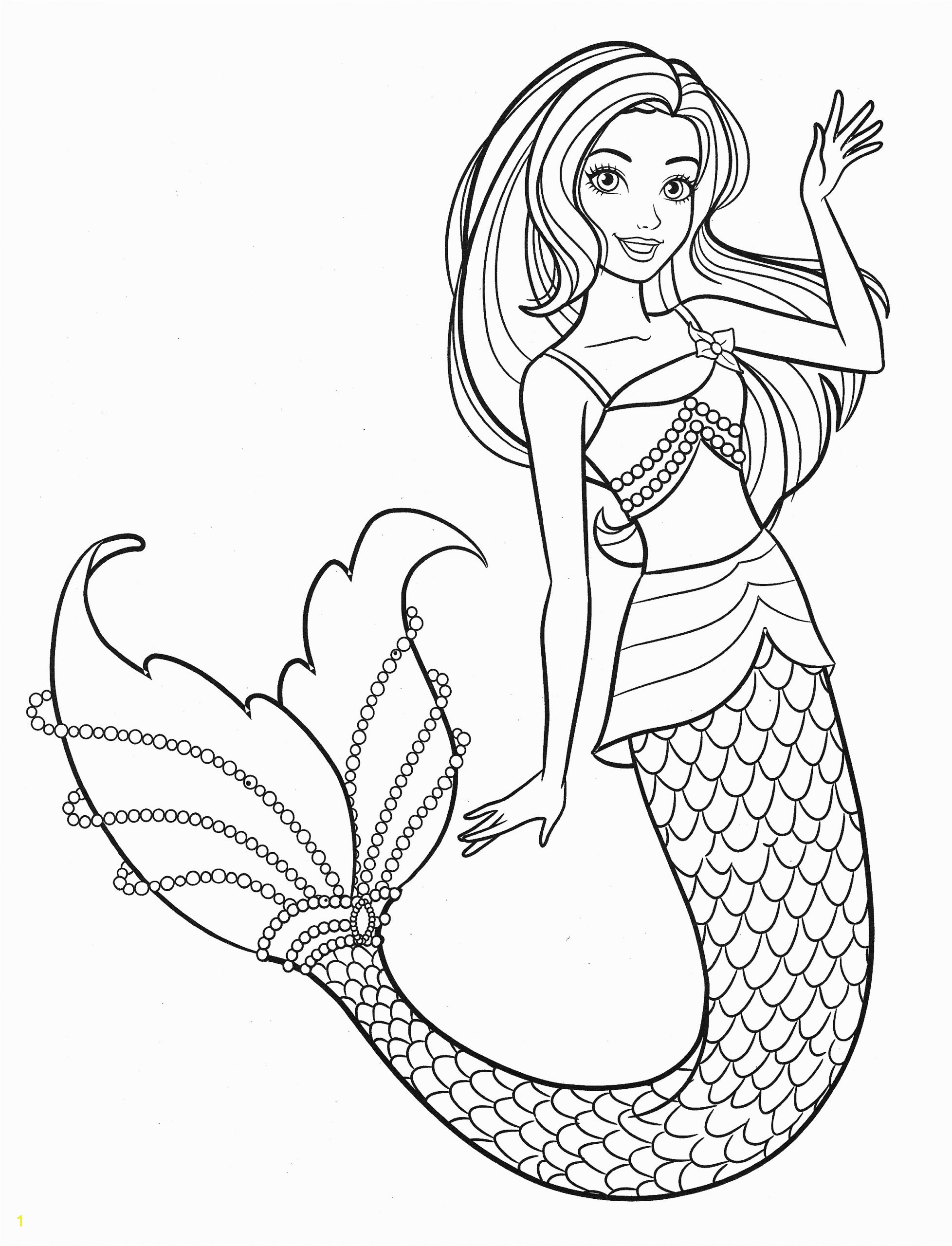 mermaid barbie coloring sheets
