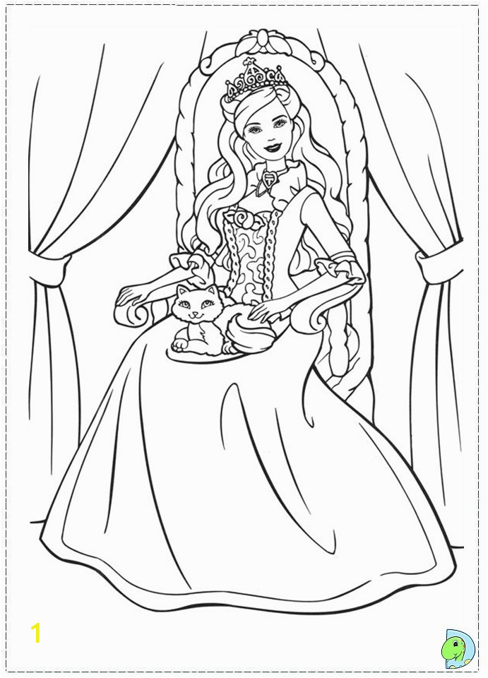 Barbie Princess and the Pauper Coloring Pages Barbie as the Princess and the Pauper Coloring Pages