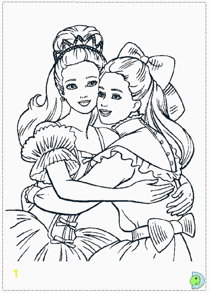 coloring pages barbie princess