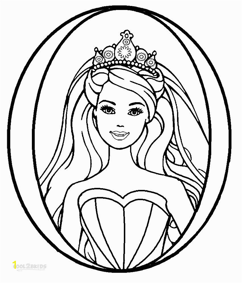 barbie princess coloring pages