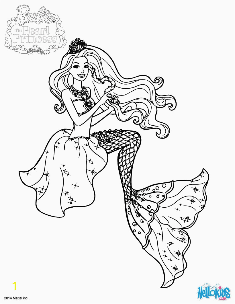 barbie princess printable coloring pages