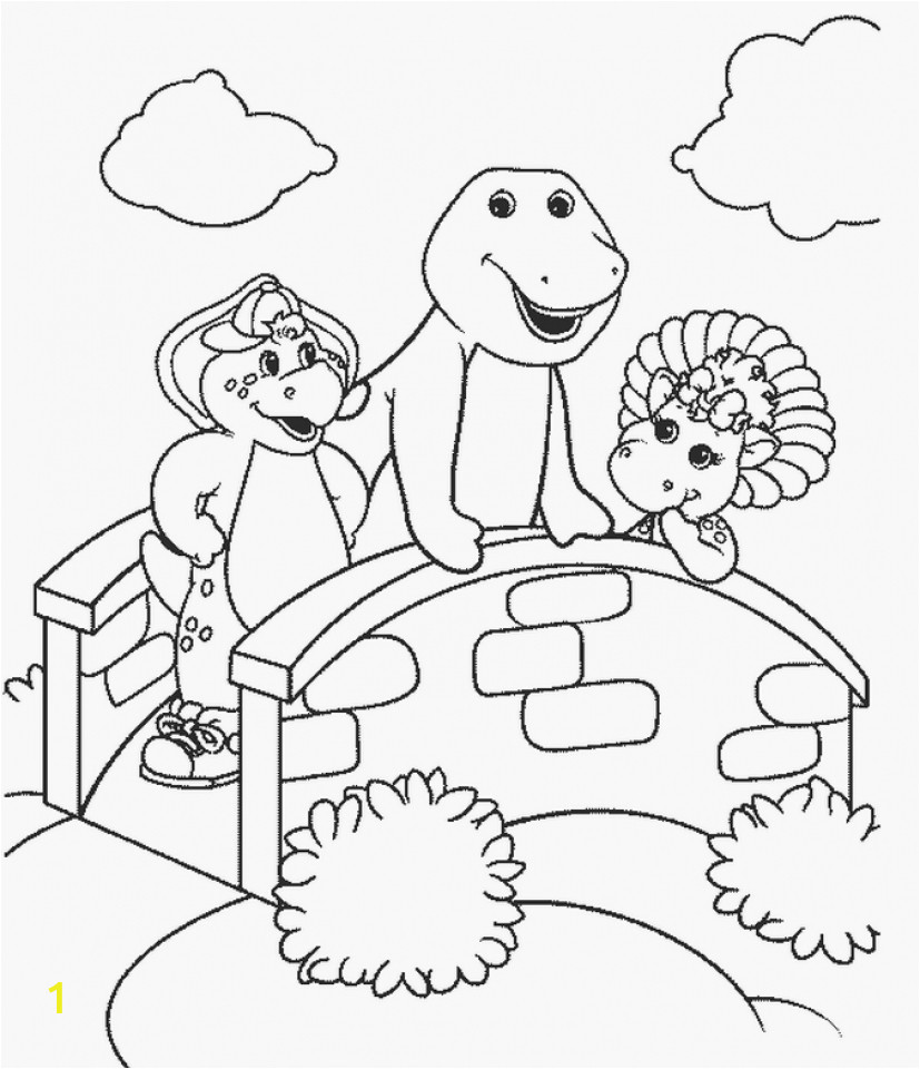 barney and friends coloring pages free to print