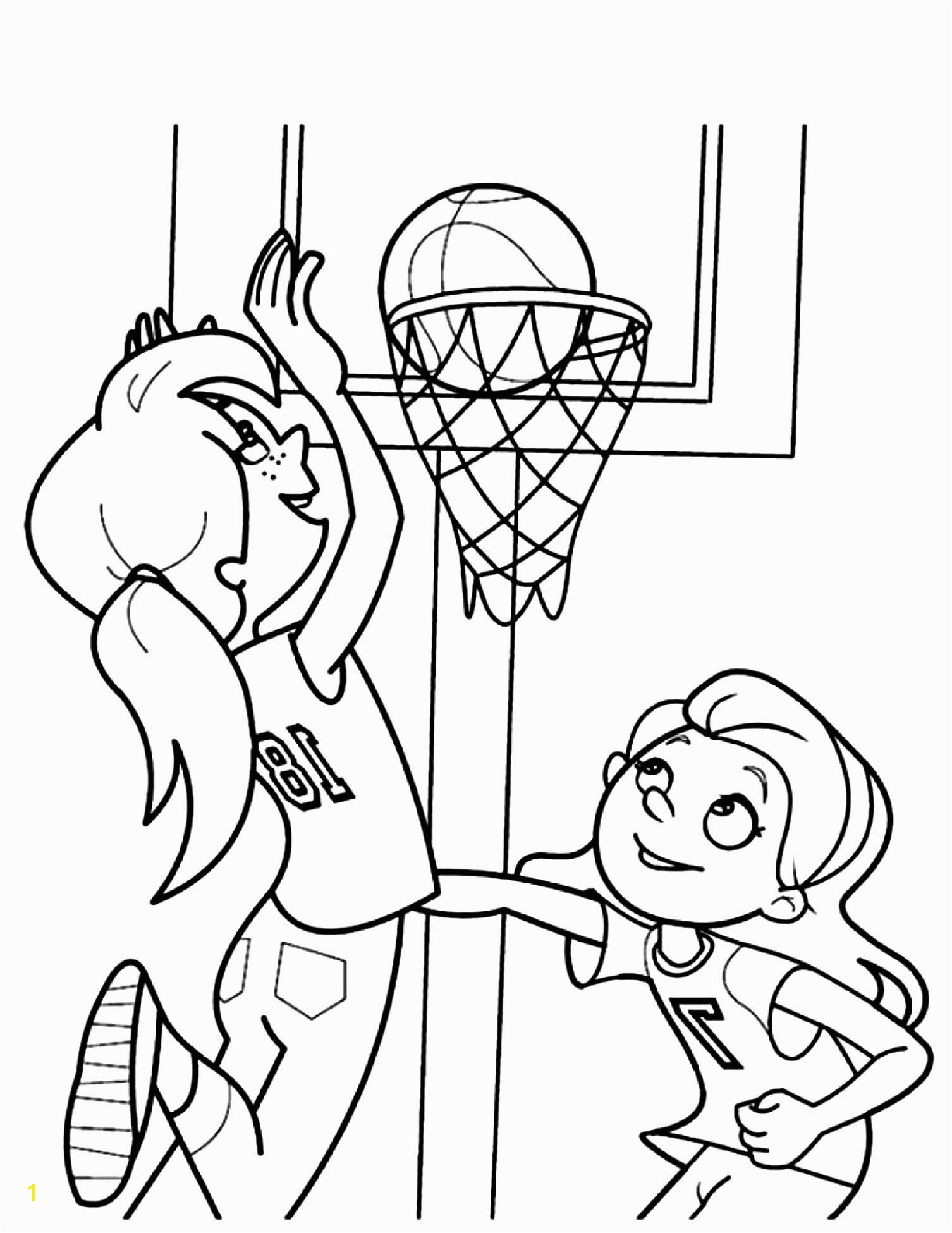 image=basketball coloring pages for children basketball 1