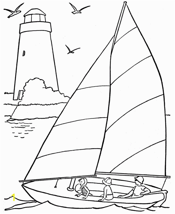 beach scenes coloring pages
