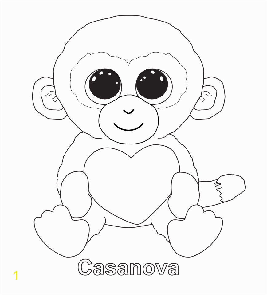 beanie boos coloring pages