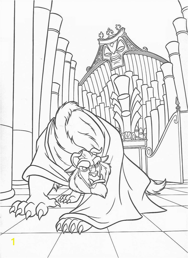 Beauty and the Beast Enchanted Christmas Coloring Pages Beauty and the Beast Enchanted Christmas Coloring Pages In