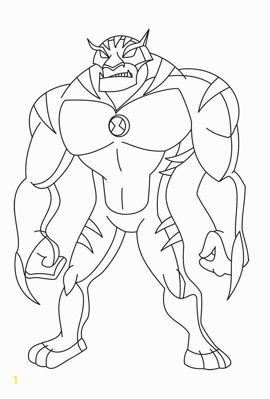 Ben 10 Omniverse Aliens Coloring Pages Coloring Page for Kids