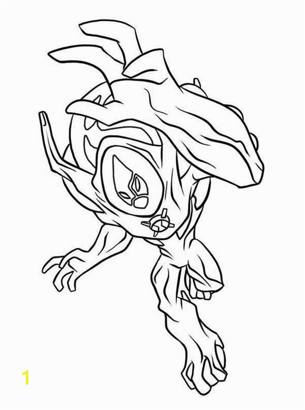 ben 10 ultimate alien coloring pages