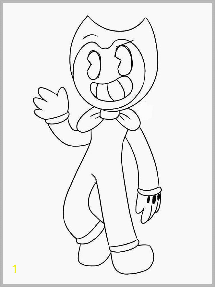 Bendy and Ink Machine Coloring Pages Bendy and the Ink Machine Coloring Pages Activity