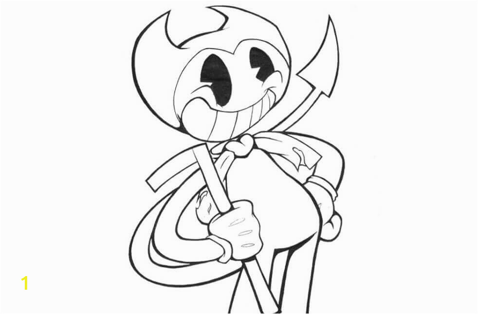 bendy and the ink machine coloring pages