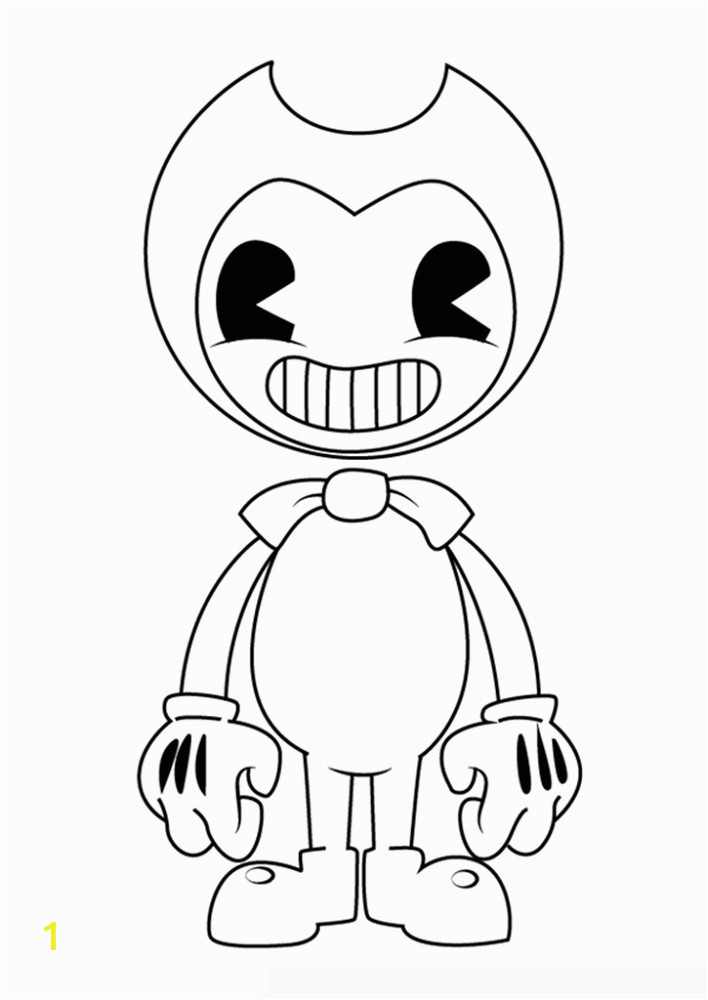 bendy and the ink machine coloring for kids