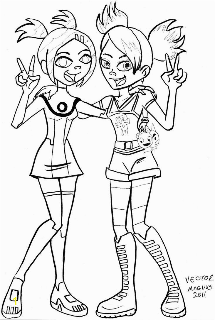 friends forever coloring page