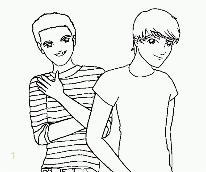 big time rush coloring pages