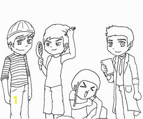 big time rush coloring pages