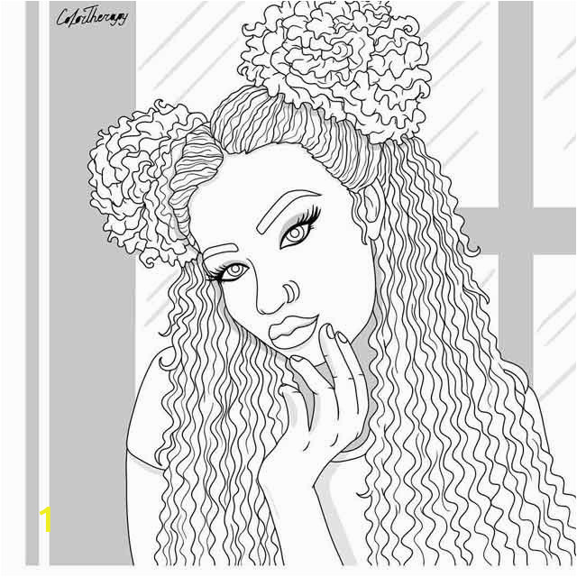 black girl coloring pages