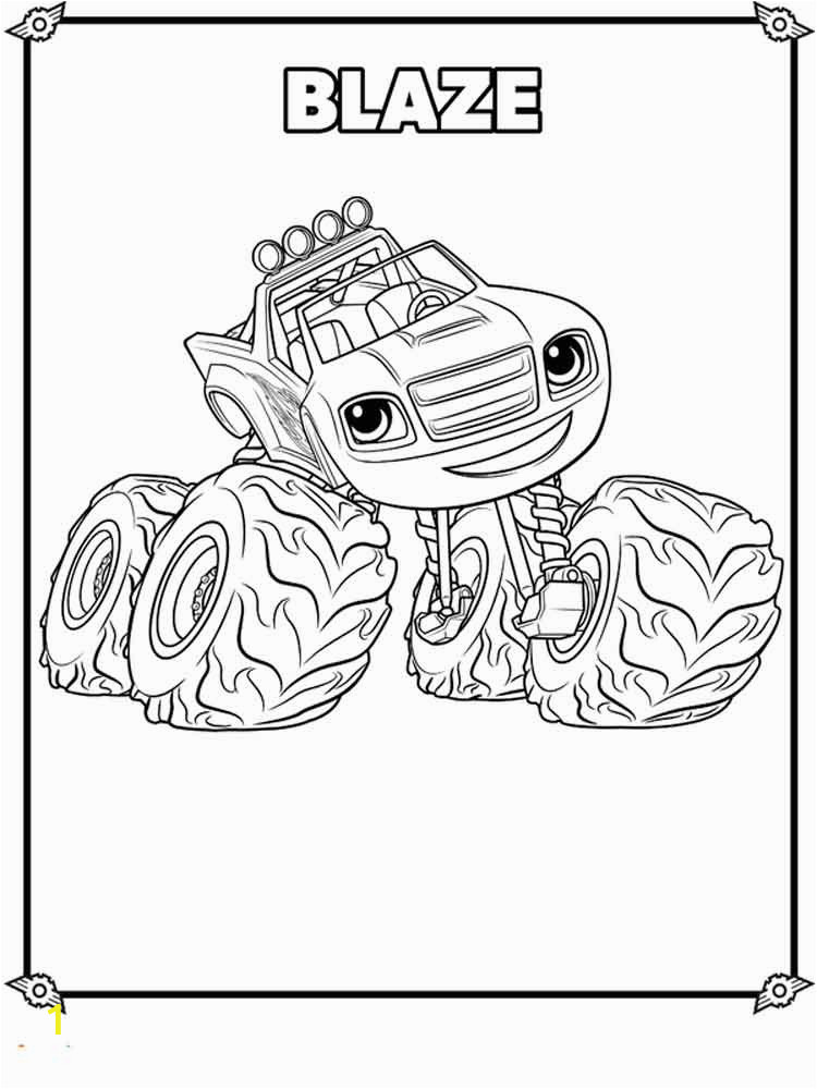 blaze and the monster machine coloring sheets sketch templates