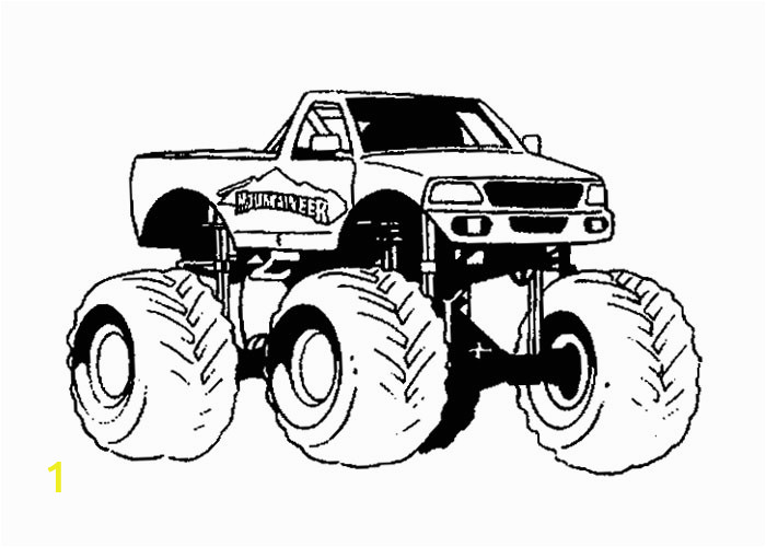 blue thunder monster truck coloring pages sketch templates