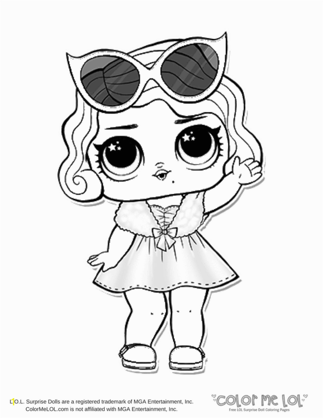 Bon Bon Lol Doll Coloring Page Lol Dolls Coloring Pages at Getdrawings