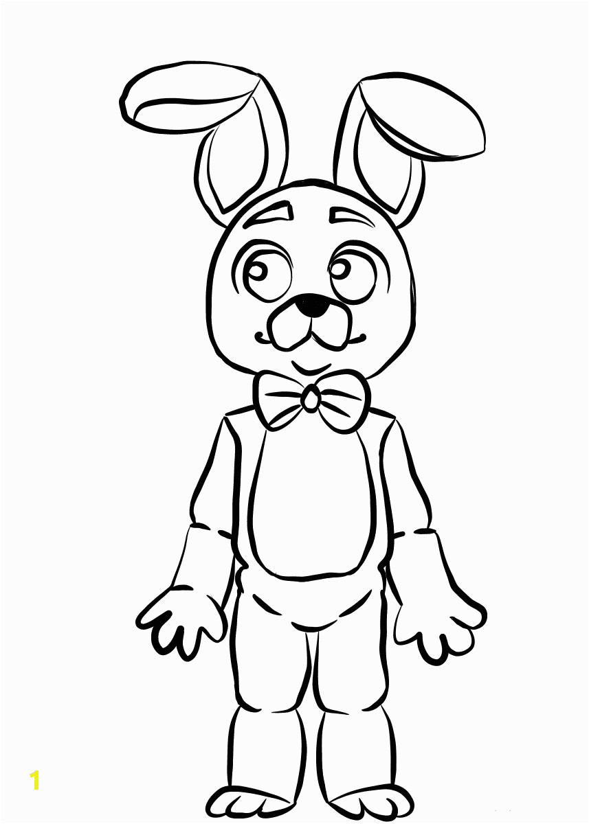 Bonnie Five Nights at Freddy S Coloring Pages Free Printable Five Nights at Freddy S Fnaf Coloring Pages
