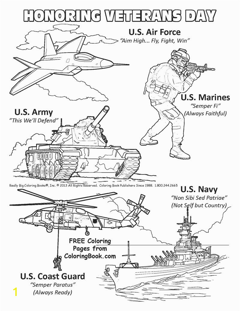 veterans day free coloring pages